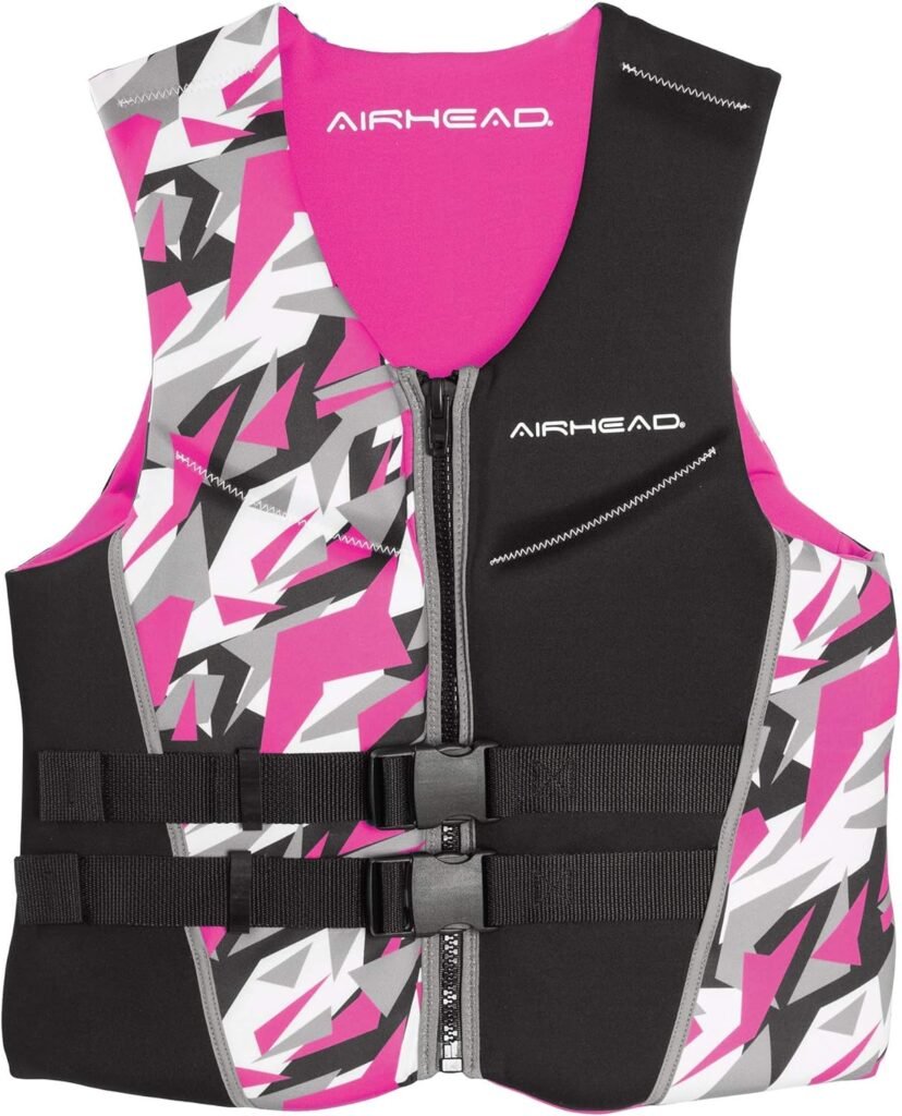 Airhead Women's CAMO COOL Kwik-Dry Neolite Flex Life Jacket, US Coast Guard Approved